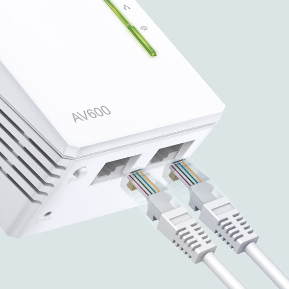 TP-LINK POWERLINE RANGE EXTENDER WPA 4220 KIT (2PCS) AV600 UK PLUG 4220 KIT