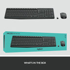 Logitech Cordless Combo, Keyboard + Mouse set,  MK235 Greek (920-007915) - Ασύρματο Πληκτρολόγιο και Ποντίκι Ελληνικά