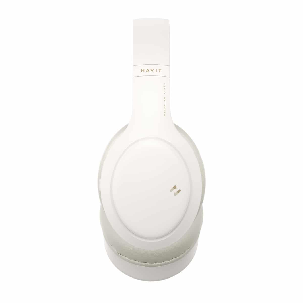 Havit H633BT Wireless Bluetooth Headphones BEIGE | Over-Ear Design, Deep Bass, 20H Playtime, Foldable & Lightweight, Bluetooth 5.3, Built-in Microphone Headsets, for TV, iPhone, Gym, Running ΑΣΥΡΜΑΤΑ ΑΚΟΥΣΤΙΚΑ