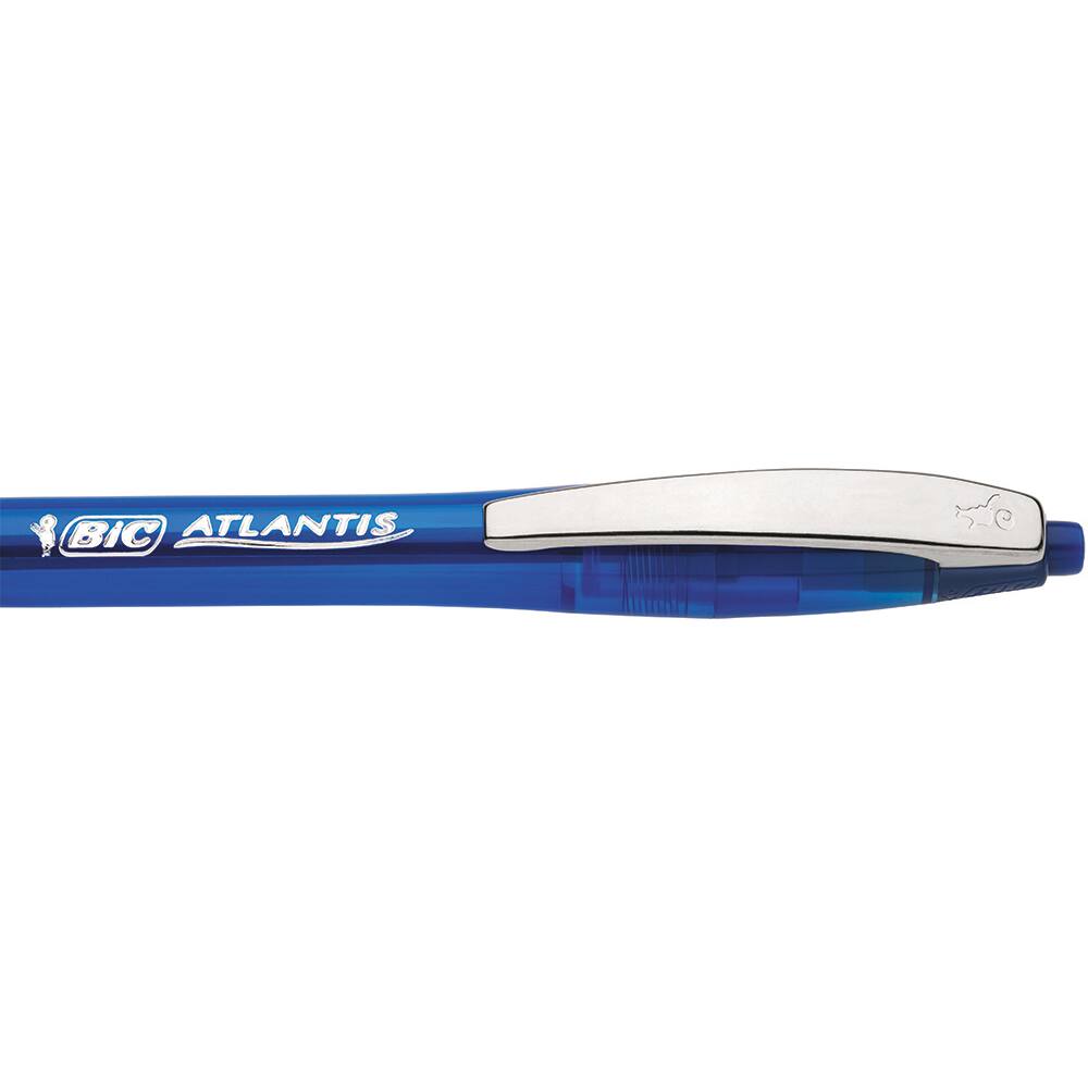 BIC Atlantis Soft Ballpoint Pen Medium 1.0mm Blue - Στυλό Διαρκείας Μπλε