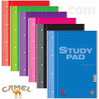 Camel Refill Pad A4 με σπιράλ, 80 φύλλα / 160 σελίδες, χαρτί 90gsm και 6 χρώματα εξωφύλλου. Αγορά από το Marelion με αποστολή σε όλη την Κύπρο.