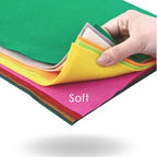 Felt Sheets 21x30cm Mixed Colors Set of 10 - Φύλλα Τσόχας Χειροτεχνίας Craft Σετ 10 Τεμάχια