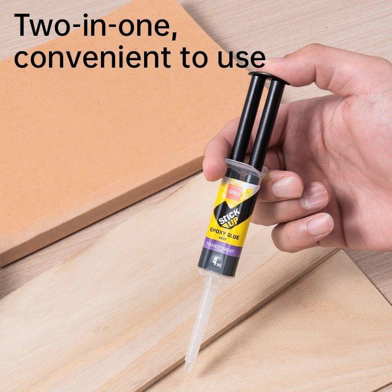 Deli Integrated Epoxy Glue Transparent 4ml 