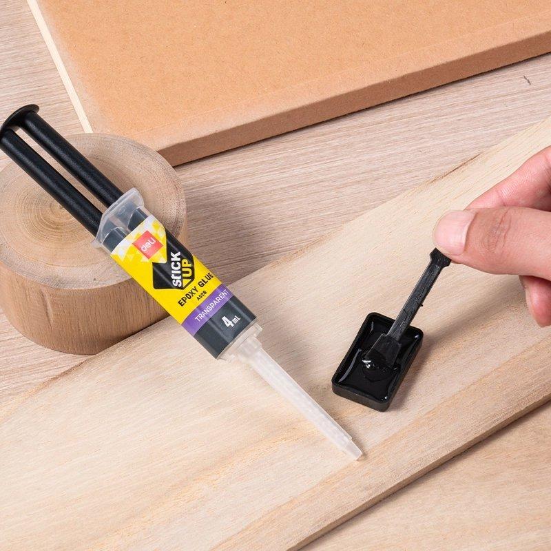Deli Integrated Epoxy Glue Transparent 4ml - Διάφανη Εποξική Κόλλα