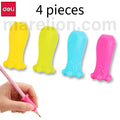 Deli U-Touch Soft Pencil Grips 4pcs - Μαλακές Λαβές Μολυβιού DL-EU75101