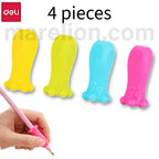 Deli U-Touch Soft Pencil Grips 4pcs - Μαλακές Λαβές Μολυβιού DL-EU75101