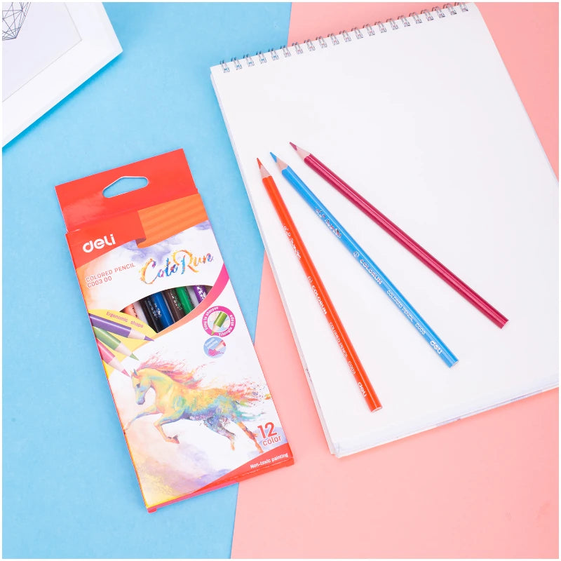 Deli ColorRun Coloured Pencils 12pcs - Χρωματιστά Μολύβια