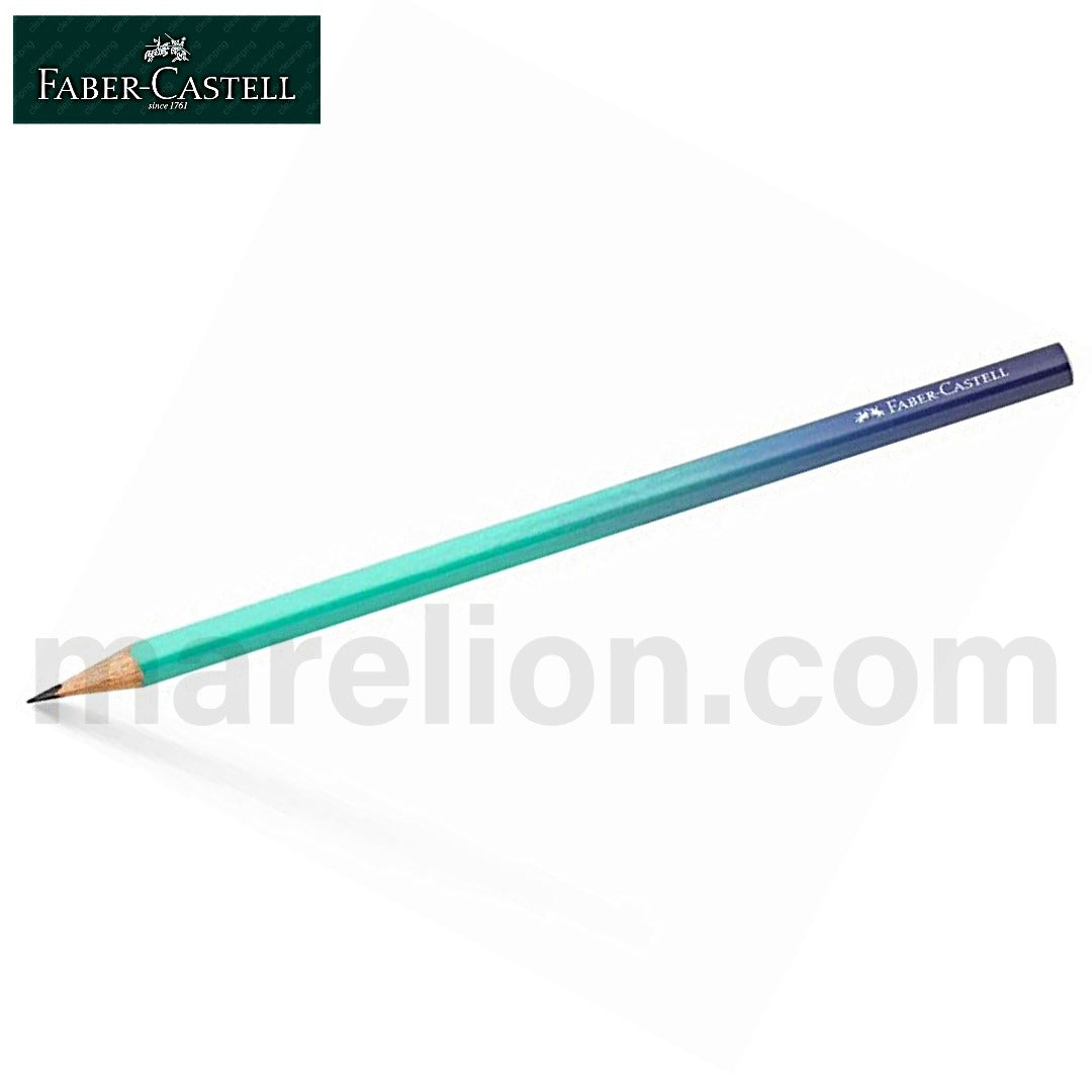 FABER-CASTELL ΜΟΛΥΒΙ B ΤΡΙΓΩΝΙΚΟ FLOW BUZZING BLUE 118403