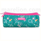 Gabol Pencil Case Bicycle with 3 Zip - Κασετίνα με 3 Θήκες