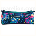 Gabol Pencil Case Butterfly Hearts with 3 Zip - Κασετίνα με 3 Θήκες 