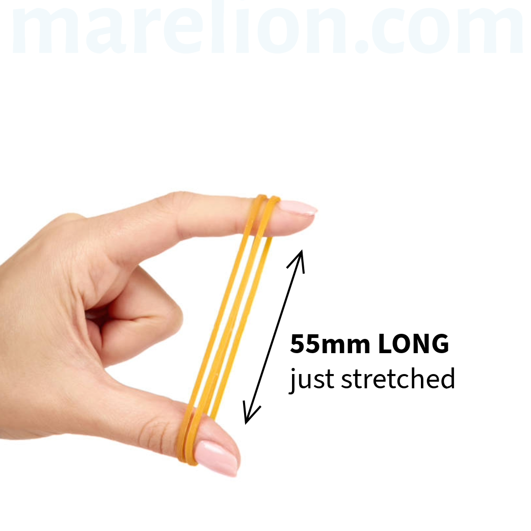 Office Rubber Bands 55mm long, 50gr - Λαστιχάκια Γραφείου Μέτρια