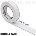 HiPlus Double Side Foam Tape 1.0mm x 18mm x 5m White - Ταινία Αφρώδης Διπλής Όψης Λευκή