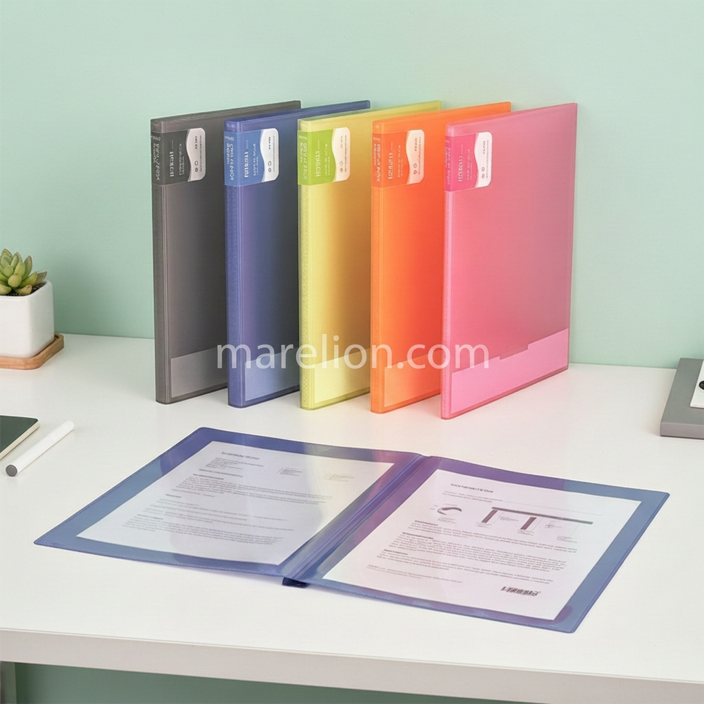 KINARY Soft Clear Book A4 File 100 Pockets - Σχολικό Φάιλ με Διαφανείς Θήκες