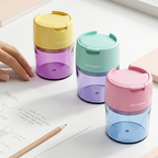 Keyroad Robby Pastel Double-Hole Pencil Sharpener 1pc - Διπλή Ξύστρα Παστέλ