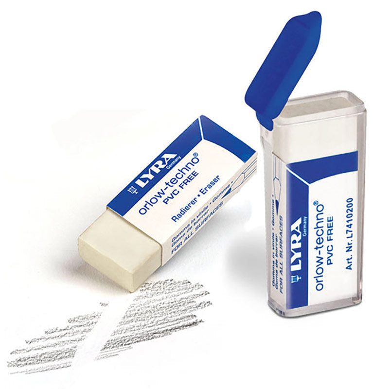 Lyra Orlow-Techno PVC-Free White Eraser - Γόμα -Σβηστήρι