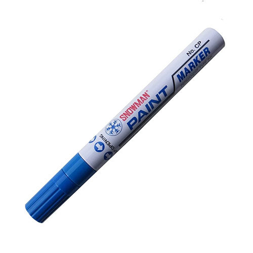 Snowman Paint Markers Dual Tip 1.5mm to 4mm | Set of 7 Colours - Μαρκαδόρος Μπογιάς Διπλής Όψης 7 Χρώματα