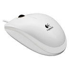 Logitech Mouse White B100 (910-003360) - Ενσύρματο ποντίκι