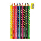 Lyra Groove Slim Coloured Pencils 12pcs - Εργονομικά Χρωματιστά Μολύβια