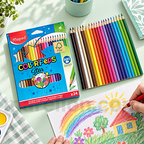 Maped Color Peps Star Ξυλομπογιές 24 Χρωμάτων | Marelion