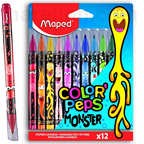 Μαρκαδόροι Τερατάκια -  Maped Color Peps Monster (12 Τεμάχια) | Marelion