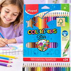 Maped Color Peps Star Ξυλομπογιές 24 Χρωμάτων | Marelion