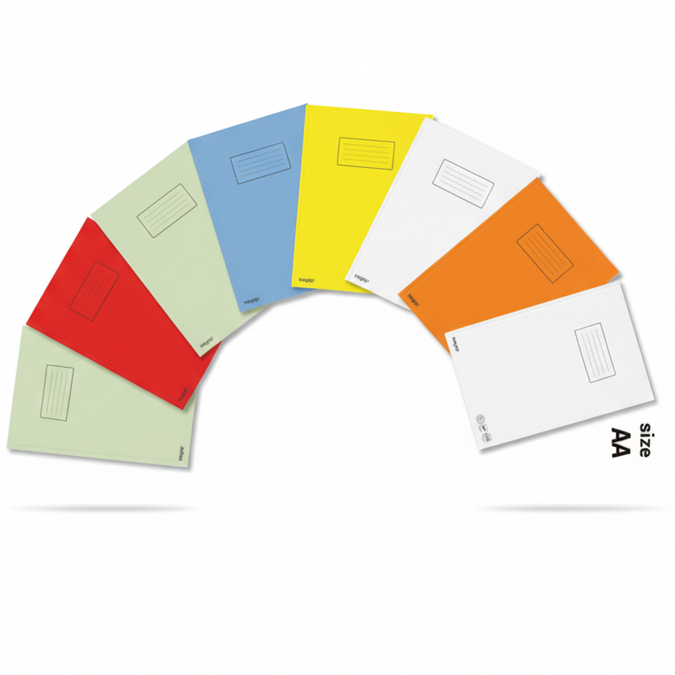 Maypap A4 Lined Notebook 50 Sheets 80gsm, 9 COLORS - Τετράδιο Μονόριγο Ντυμένο σε 9 Χρώματα