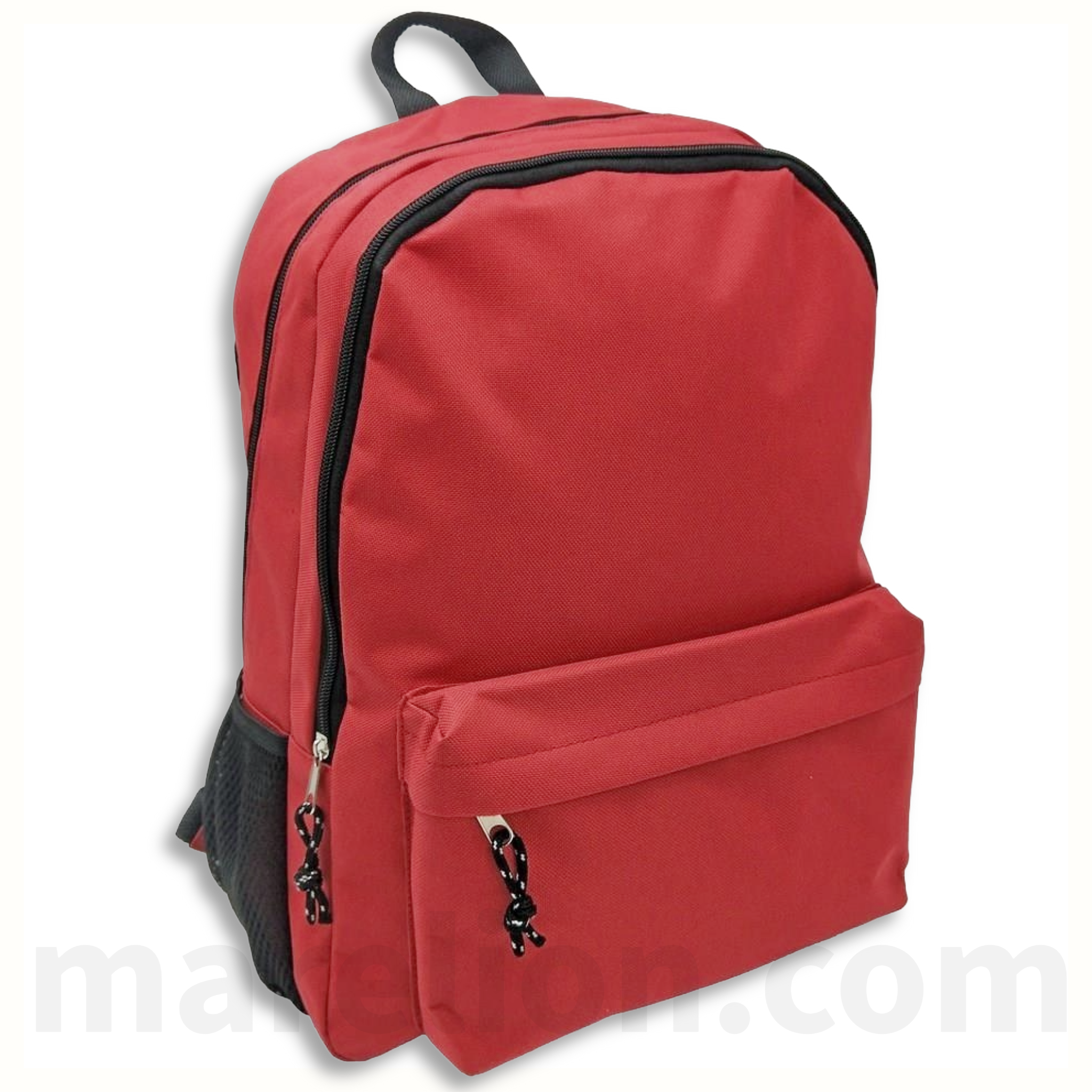 Mood Backpack Omega Double Red 2 Cases 32x42x16cm - Τσάντα Πλάτης 2 Θήκες