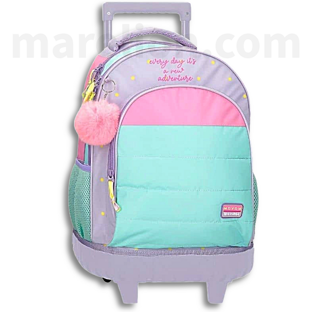 Movom Rolling Backpack 2 Wheels New Adventure - Σχολική Τσάντα Τρολέι 2 Ρόδες