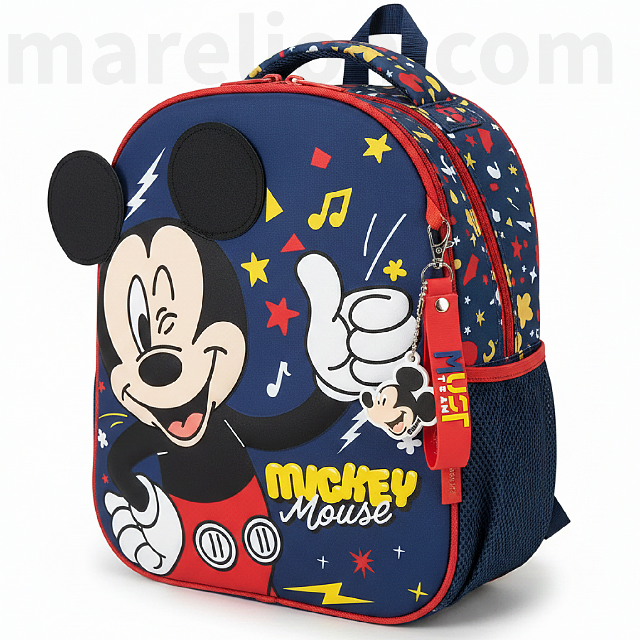 Must Backpack Mickey Mouse 2 Compartments - Σχολική Τσάντα Πλάτης 2 Θήκες