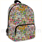 Must Backpack Tokidoki Team 2 Cases (1 main) - Σχολική Τσάντα Πλάτης 2 Θήκες