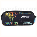 Must Pencil Case Barrel Monochrome Animal planet, 2 Cases - Κασετίνα Βαρελάκι 2 Θήκες 