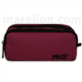 Must Pencil Case Barrel Monochrome Burgundy, 2 Cases - Κασετίνα Βαρελάκι 2 Θήκες