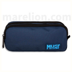 Must Pencil Case Barrel Monochrome Dark Blue, 2 Cases - Κασετίνα Βαρελάκι 2 Θήκες 