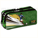 Must Pencil Case Barrel Monochrome Football, 2 Cases - Κασετίνα Βαρελάκι 2 Θήκες 