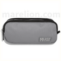 Must Pencil Case Barrel Monochrome Grey, 2 Cases - Κασετίνα Βαρελάκι 2 Θήκες