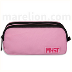 Must Pencil Case Barrel Monochrome Pink, 2 Cases - Κασετίνα Βαρελάκι 2 Θήκες 