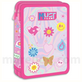 Must Pencil Case Perfect Day 2 Zip Full - Σχολική Κασετίνα Διπλή Γεμάτη 2 Φερμουάρ