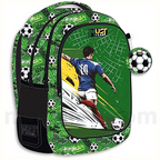 Must School Backpack Football 3 Cases - Σχολική Τσάντα Πλάτης Δημοτικού 3 Θήκες