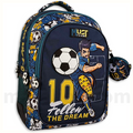 Must School Backpack Football Goal 3 Compartments - Σχολική Τσάντα Πλάτης Δημοτικού 3 Θήκες