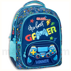 Must School Backpack Gamers 3 Cases - Σχολική Τσάντα Πλάτης Δημοτικού 3 Θήκες