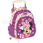 Must Trolley School Bag Minnie 2 Compartments Toddler - Σχολική Τσάντα Τρολέι Νηπίου 2 Θήκες