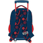 Must Trolley School Bag Spiderman 3 Pockets