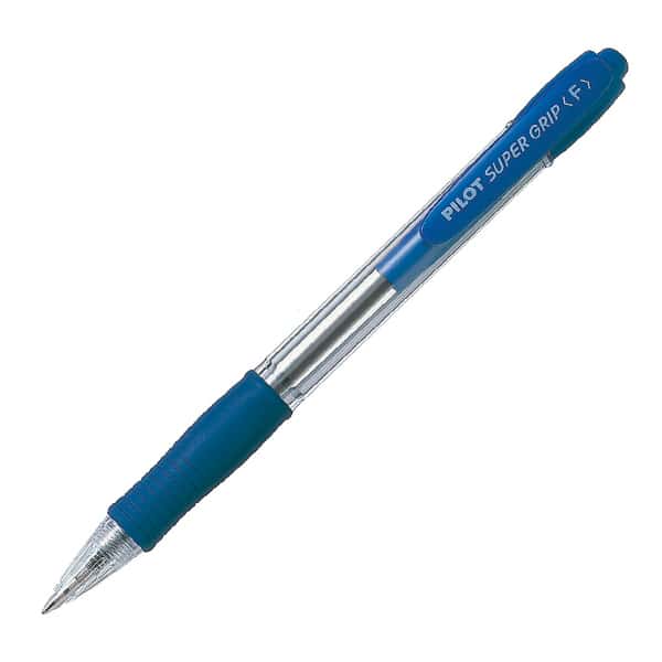 Pilot Supergrip Ballpoint Pen 0.7mm Fine Assorted Colors BPGP-10R-F - Στυλό Διαρκείας σε 3 Χρώματα