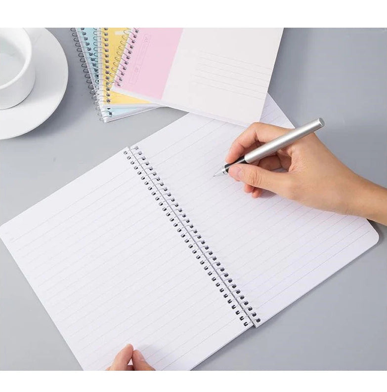 Deli A5 Spiral Notebook Soft Cover, 80 Sheets - 4 Colors - Τετράδιο Σπιράλ Μαλακό Εξώφυλλο