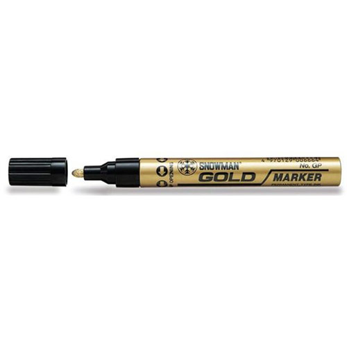 Snowman Paint Markers Dual Tip 1.5mm to 4mm | Set of 7 Colours - Μαρκαδόρος Μπογιάς Διπλής Όψης 7 Χρώματα