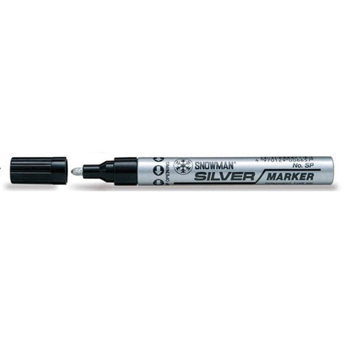 Snowman Paint Markers Dual Tip 1.5mm to 4mm | Set of 7 Colours - Μαρκαδόρος Μπογιάς Διπλής Όψης 7 Χρώματα