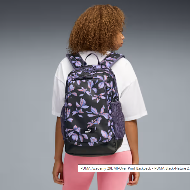 PUMA Academy 29L All-Over Print Backpack - Σακίδιο Πλάτης Σχολική Τσάντα