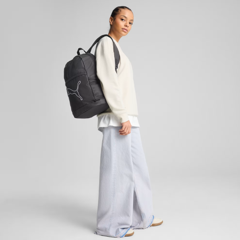 Puma Plus 20L Backpack - Σακίδιο Πλάτης Μαύρο, Σχολικές Τσάντες