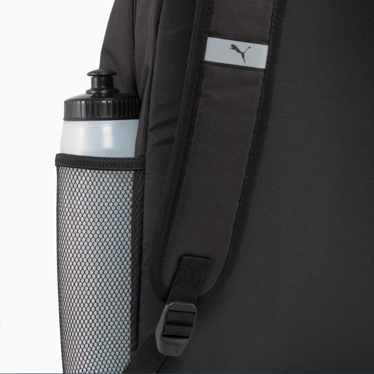 PUMA Phase Backpack 22L, Black and Gold - Σακίδιο Πλάτης Μαύρο με Χρυσό