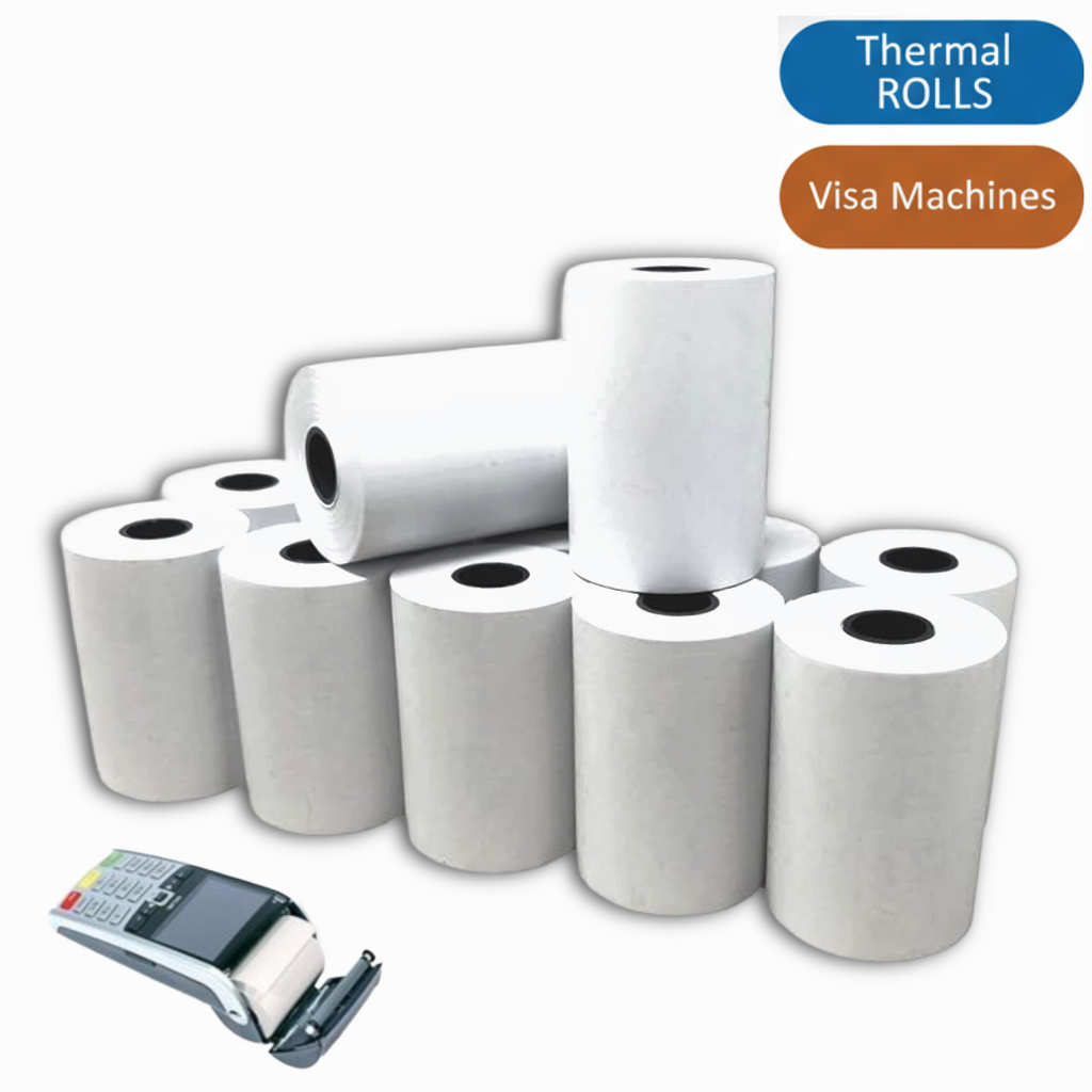 Thermal Visa Rolls 57x38mm 15m